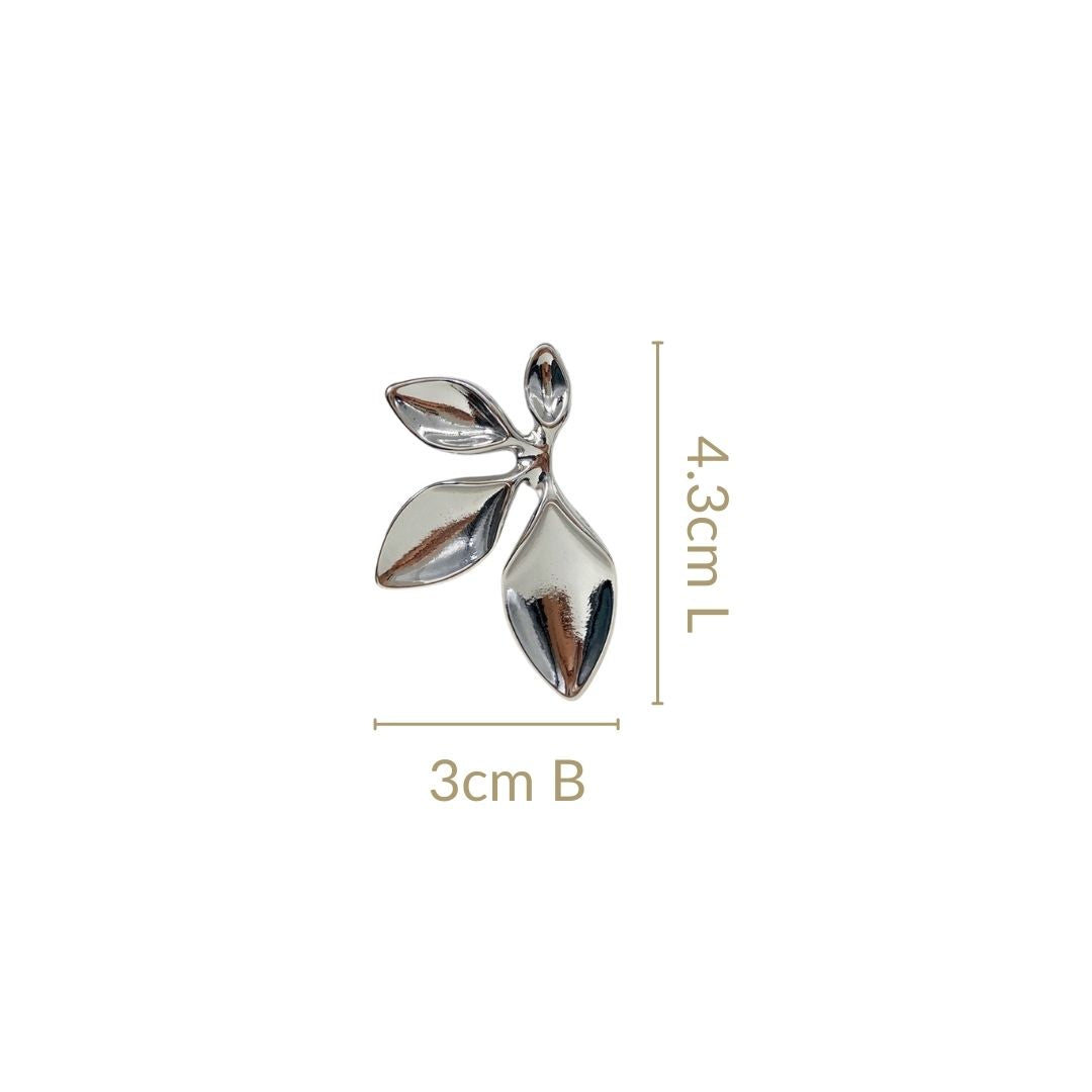 Tropical Grace Earrings Silver Nestasia