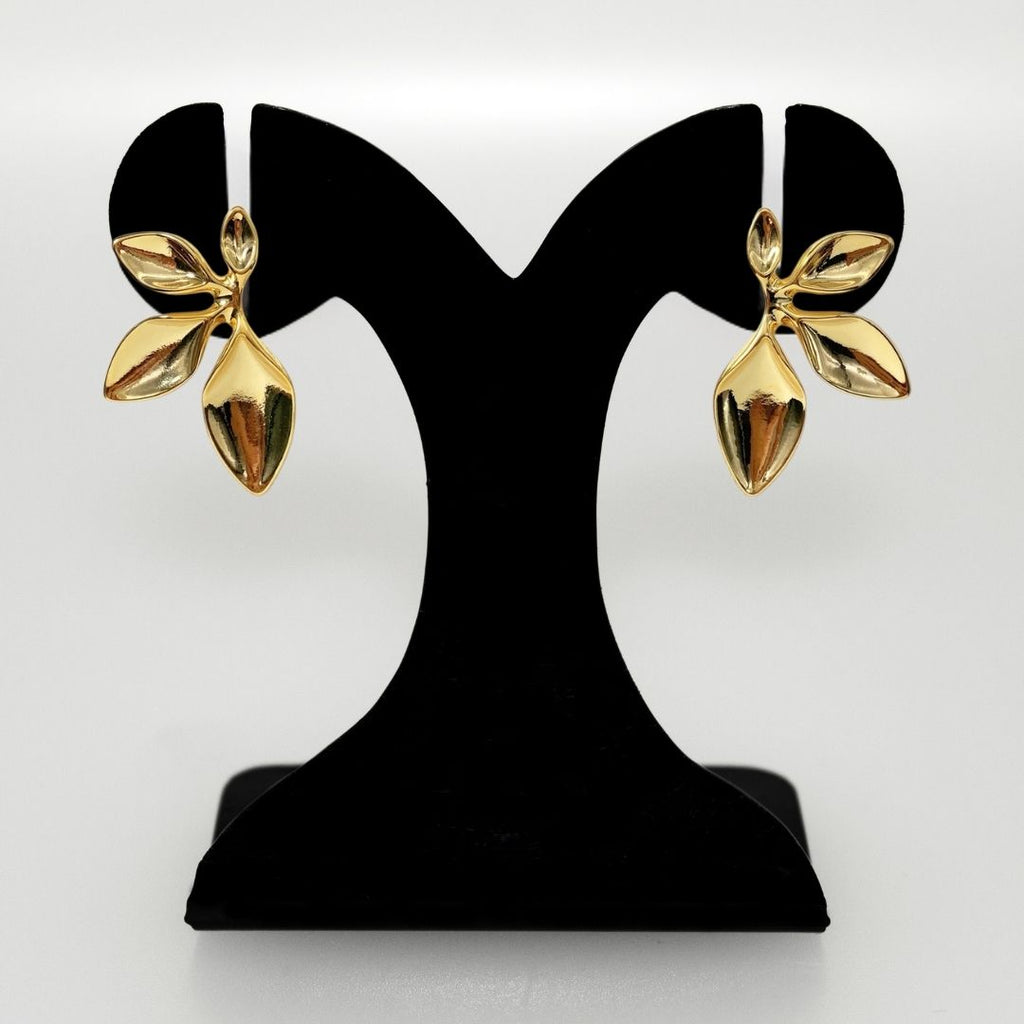 Tropical Grace Earrings Gold Nestasia