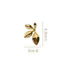 Tropical Grace Earrings Gold Nestasia