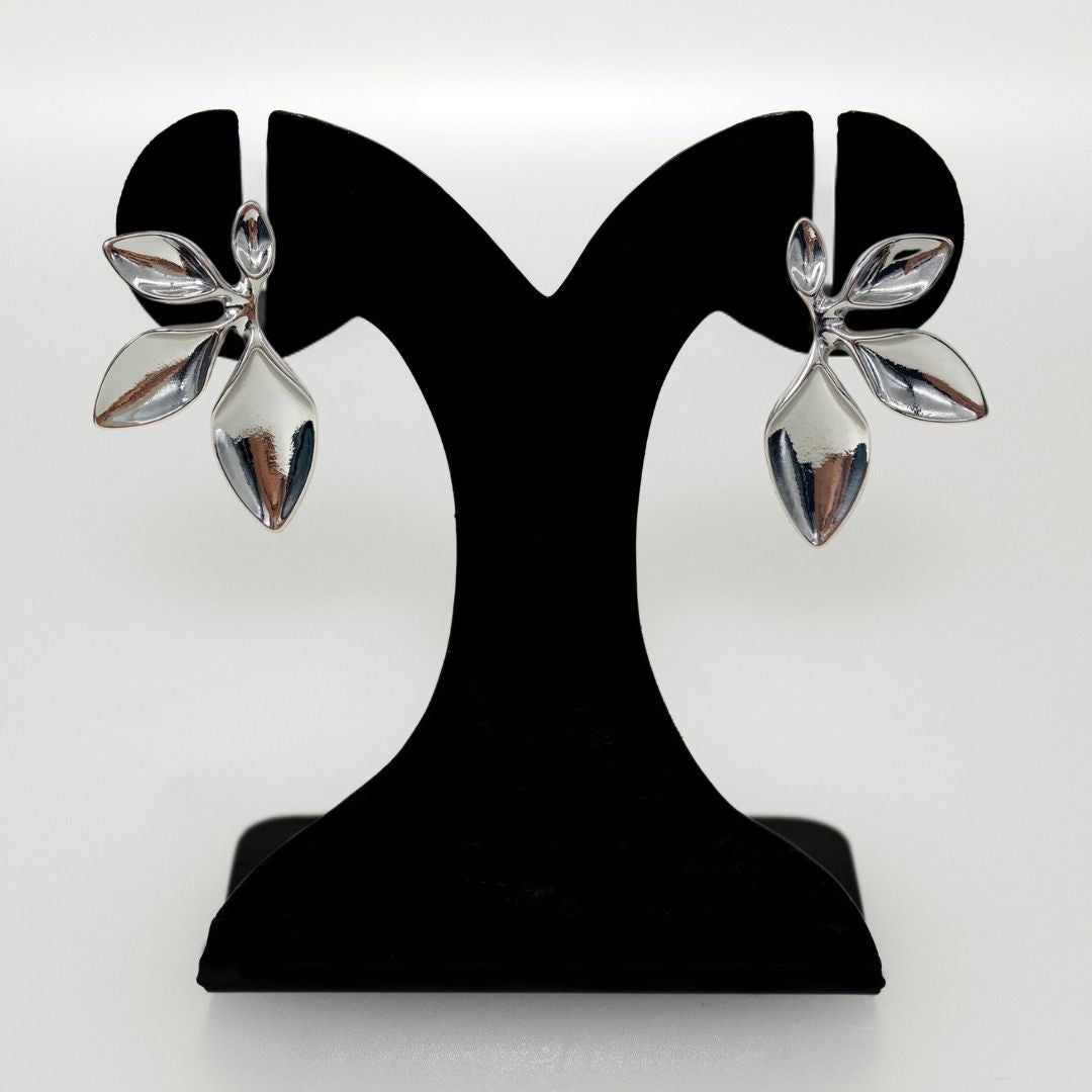 Tropical Grace Earrings Silver Nestasia