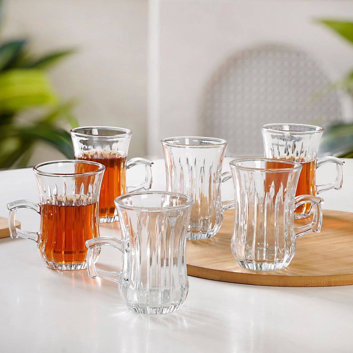 Turkish Tea Cup Set Of 6 150ml Nestasia