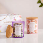 Jasmine & Lily Soy Wax Scented Candles Set Of 2 Nestasia