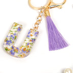 Blooming Purple Fantasy U Resin Keyring Nestasia