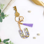 Blooming Purple Fantasy U Resin Keyring Nestasia