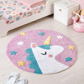 Unicorn Round Floor Mat 100cm Nestasia