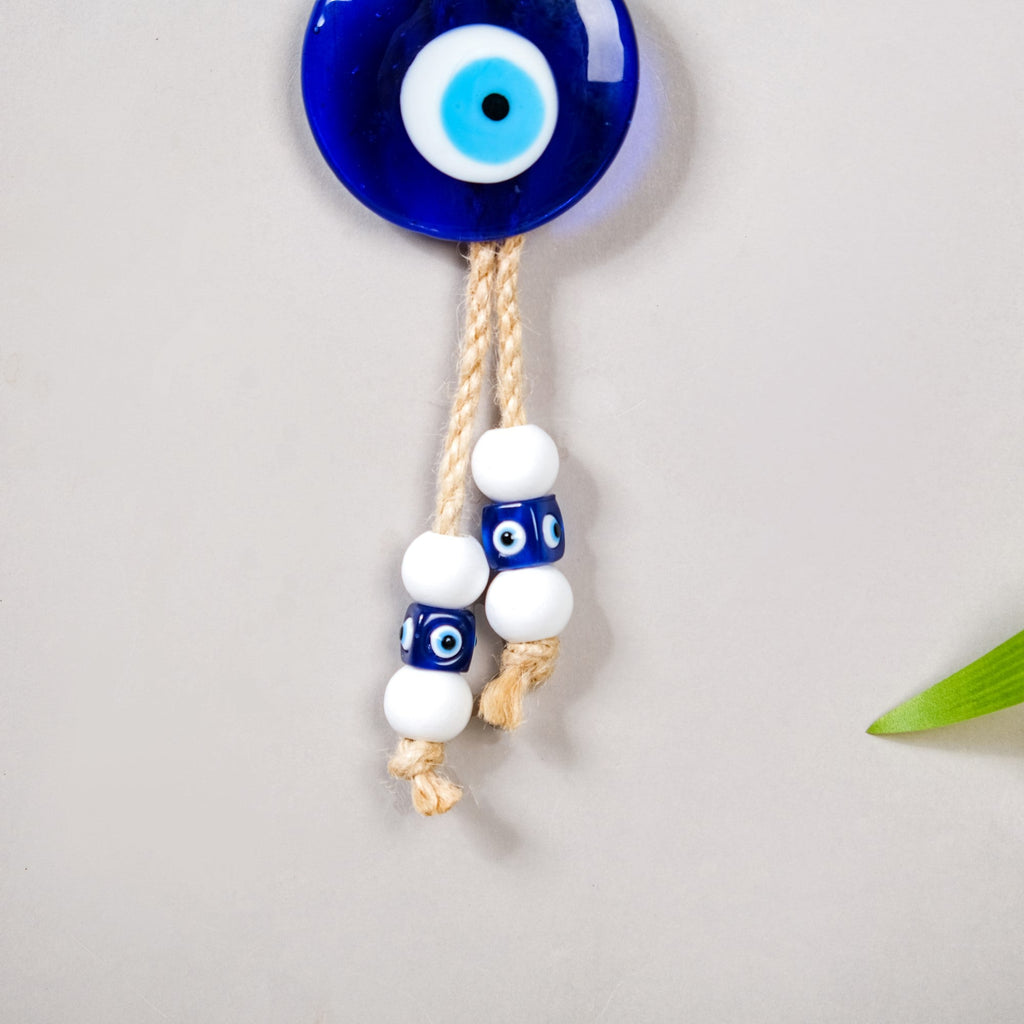 Evil Eye Wall Hanging With Beads For Home Decor Nestasia