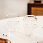 Viral Bubble Glass Tumbler Set Of 2 550ml Nestasia