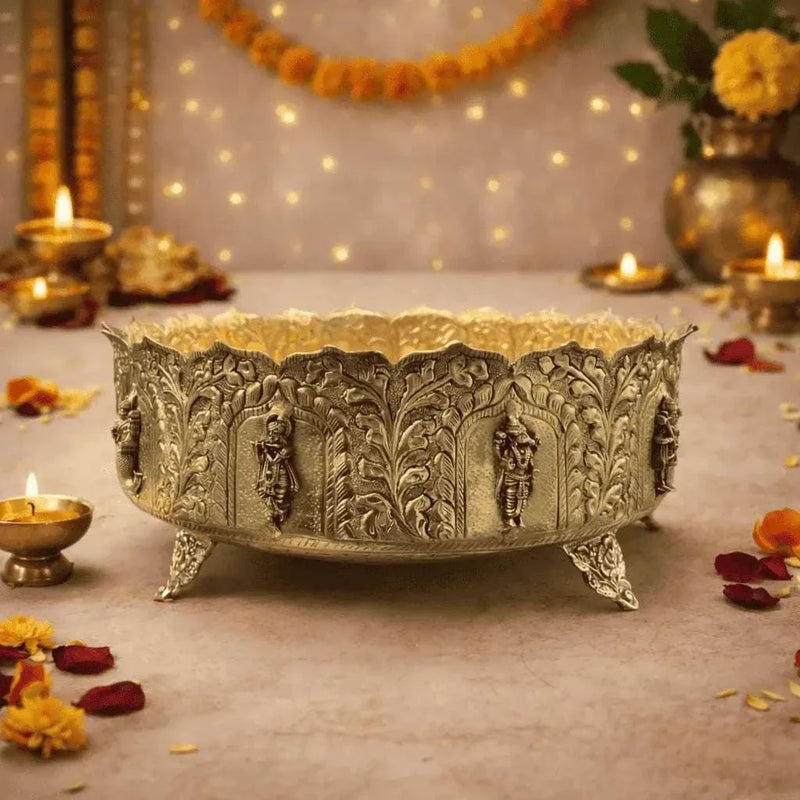 Brass Dashavatara Urli Vedansh Craft