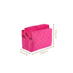 Pink Quilted Stylish Vanity Pouch Nestasia