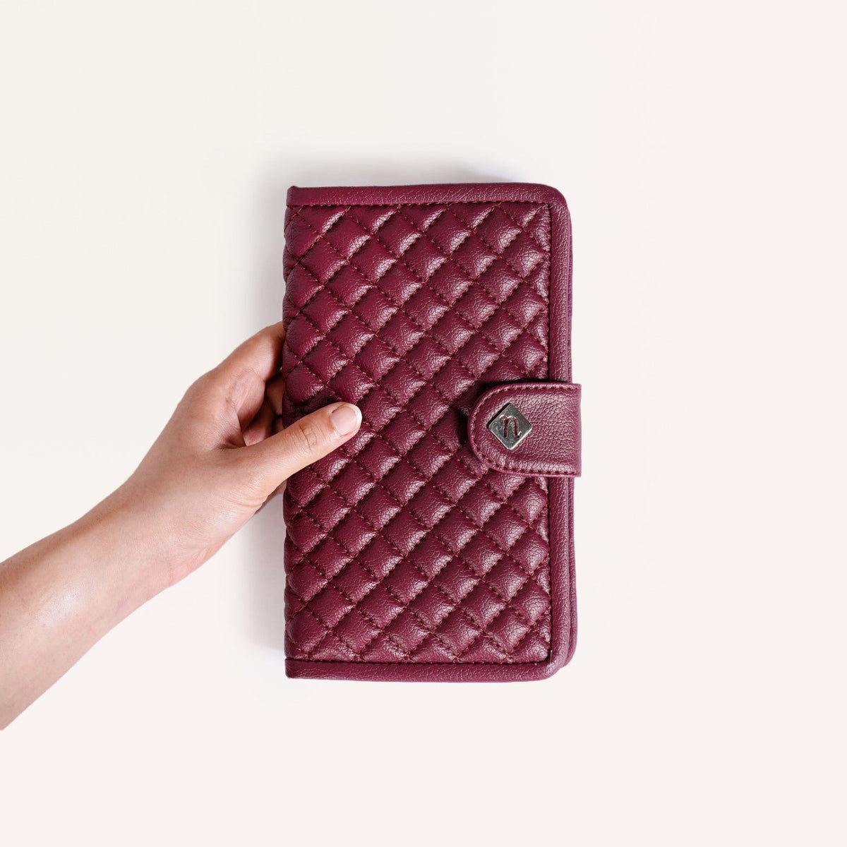 Maroon Travel Passport Wallet Nestasia