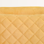 Velvet Travel Makeup Pouch Yellow Nestasia