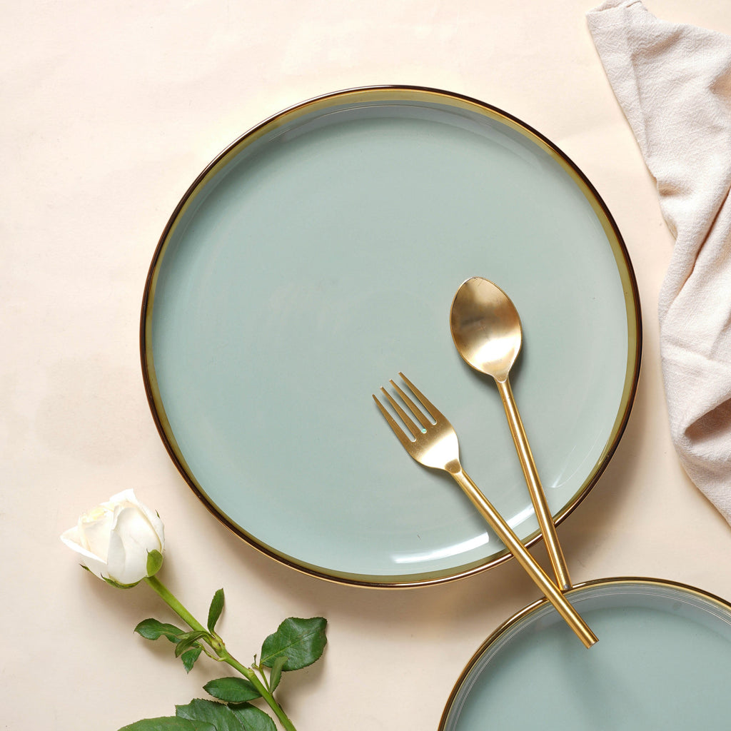 VERA Green 27 Piece Dinner Set For 6 Nestasia