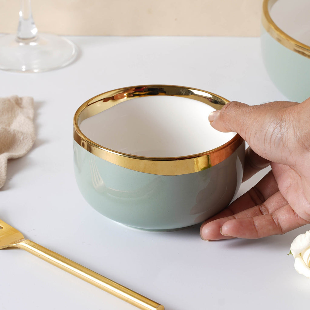 VERA Green 27 Piece Dinner Set For 6 Nestasia