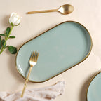 VERA Green 27 Piece Dinner Set For 6 Nestasia