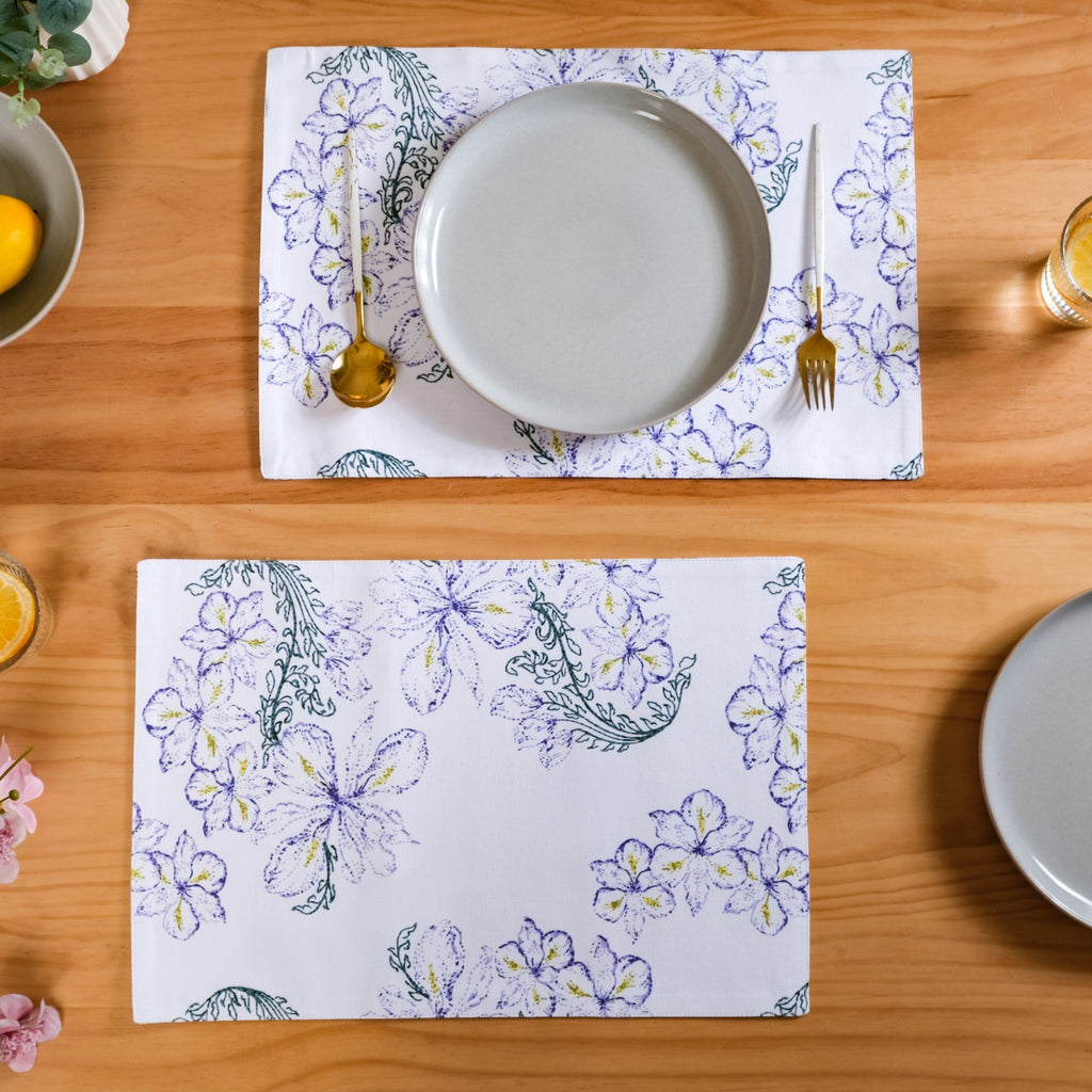 Verde Hosting Essential Table Place Mats Runner and Napkin Set Nestasia