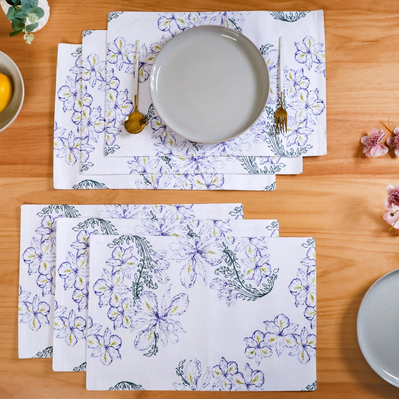 Verde Premium Place Mats Set Of 6 Nestasia