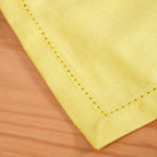 Verde Solid Yellow Table Napkins Set Of 6 Nestasia