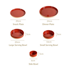 Amber Clay 22 Piece Dinnerset For 6 Nestasia