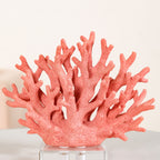 Vibrant Coral Coffee Table Decor Nestasia