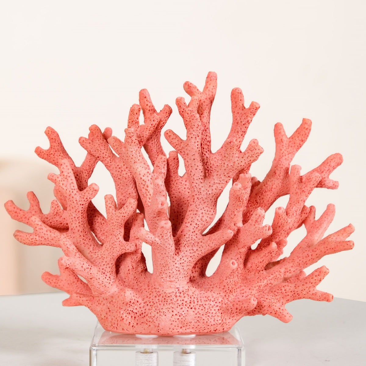 Vibrant Coral Coffee Table Decor Nestasia