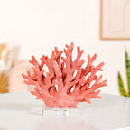 Vibrant Coral Coffee Table Decor Nestasia