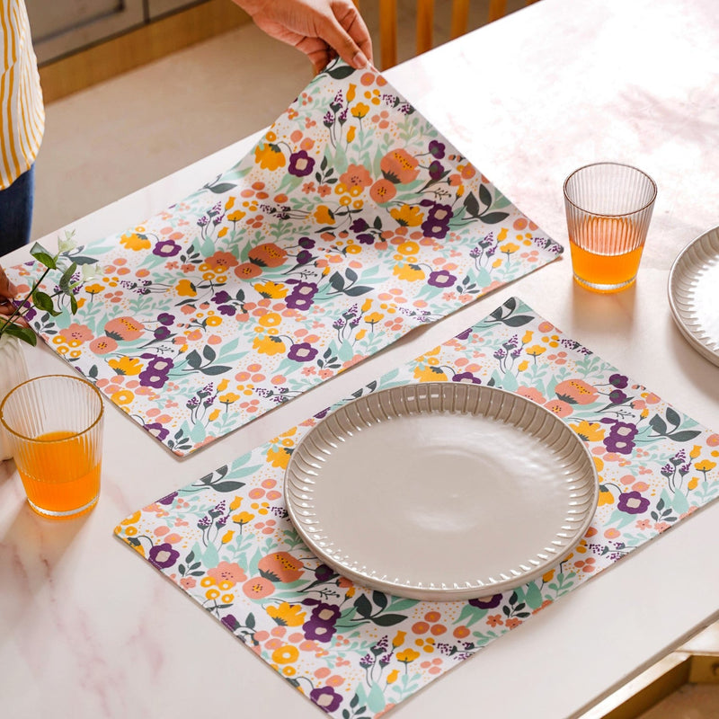 Viola Premium Place Mat Set Of 6 Nestasia