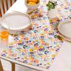 Viola Table Mat And Runner Set Of 7 Nestasia