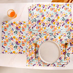 Viola Table Mat And Runner Set Of 7 Nestasia