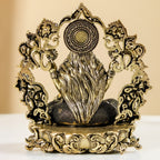 Vishnupriya Maha Laxmi Pure Brass Idol With Gift Box 10cm Nestasia