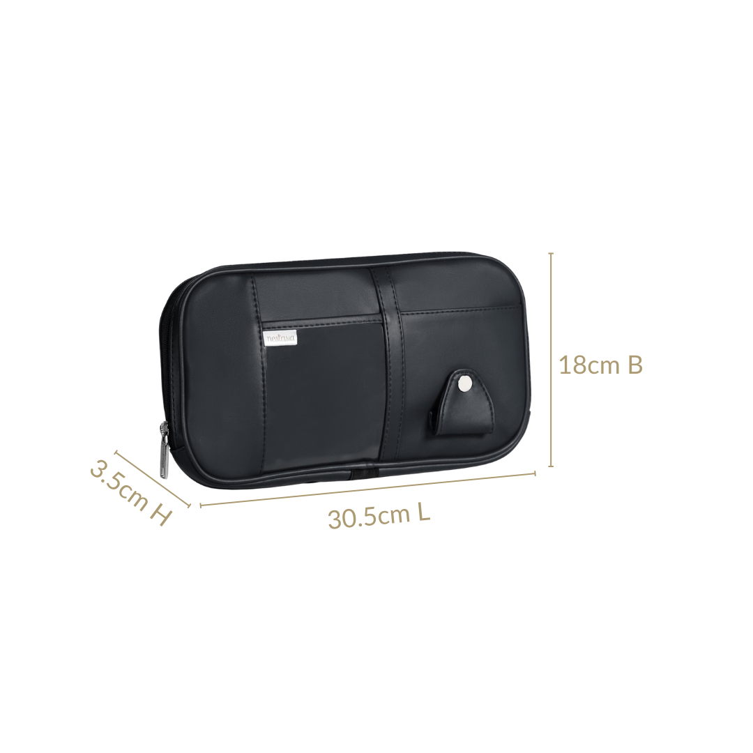 Car Visor Organizer Black Nestasia