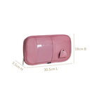 Vegan Leather Large Capacity Car Visor Organizer Nestasia