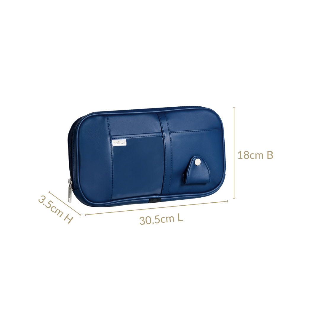 Multipurpose Car Sun Visor Organizer Blue Nestasia