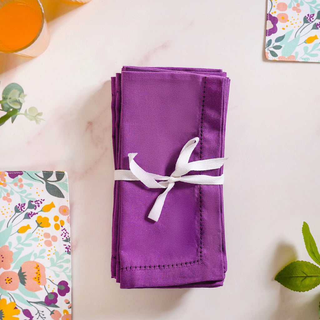 Viola Table Napkin Set Of 6 Nestasia