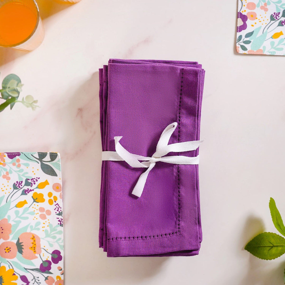 Viola Table Napkin Set Of 6 Nestasia