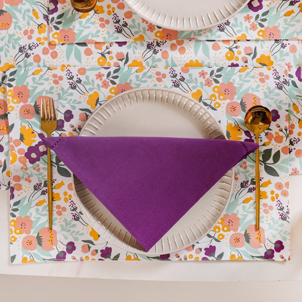 Viola Table Napkin Set Of 6 Nestasia