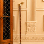 Brass Wooden Walking Stick (37 Inch) Vedansh Craft