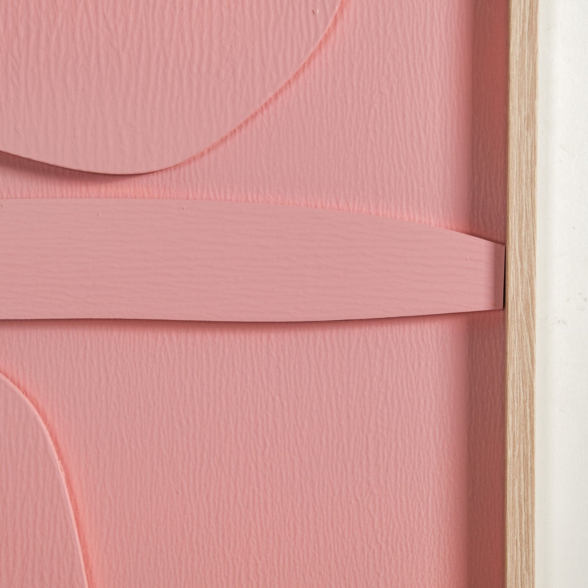 3D Abstract Wall Art Pink Set Of 2 20x16 Inch Nestasia