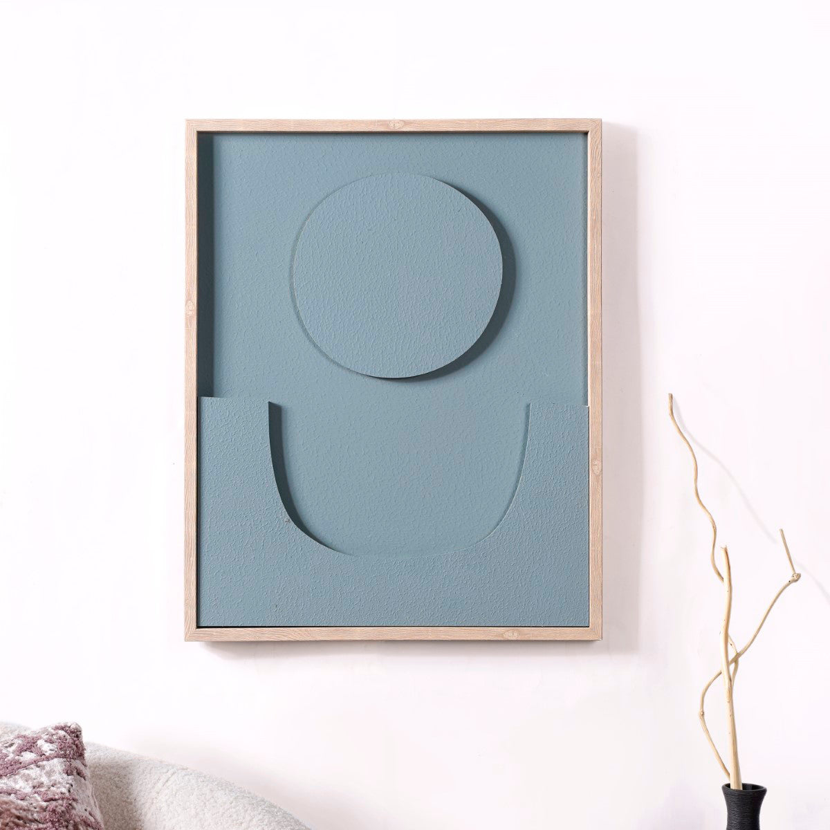 3D Framed Artwork For Accent Wall Decor 20x16 Inch Nestasia