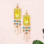 Set Of 2 Kamdhenu Pichwai Wall Decor With Tassels Nestasia