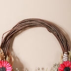 Eco Sustainable Flower Wreath For Home Multicolour Nestasia