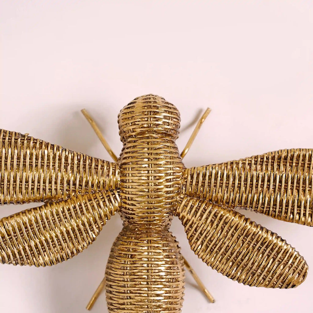 Honeybee Wall Decor Gold Nestasia