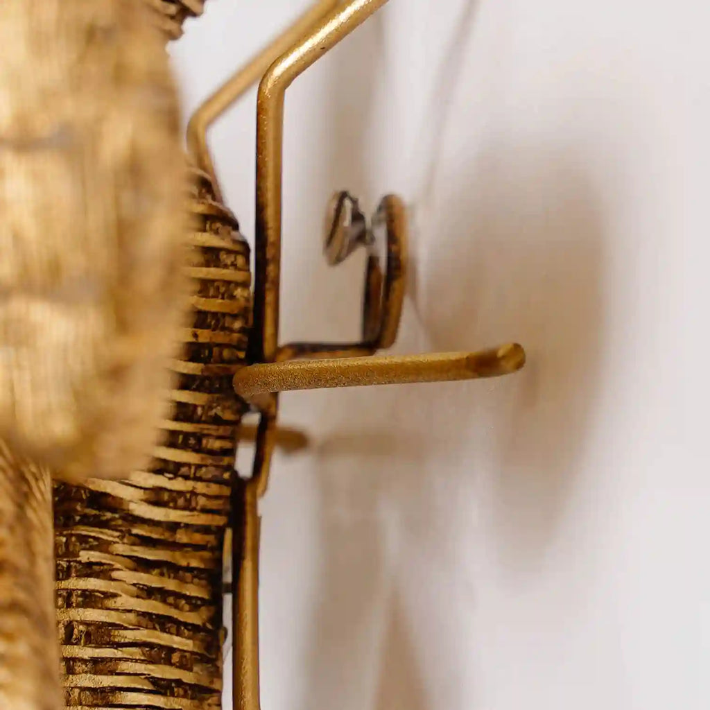 Honeybee Wall Decor Gold Nestasia