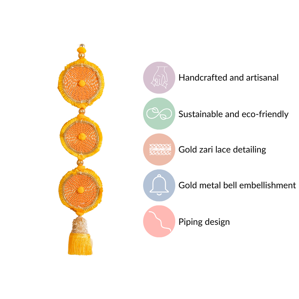 Sustainable Handcrafted Wall Hanging Set of 2 Nestasia