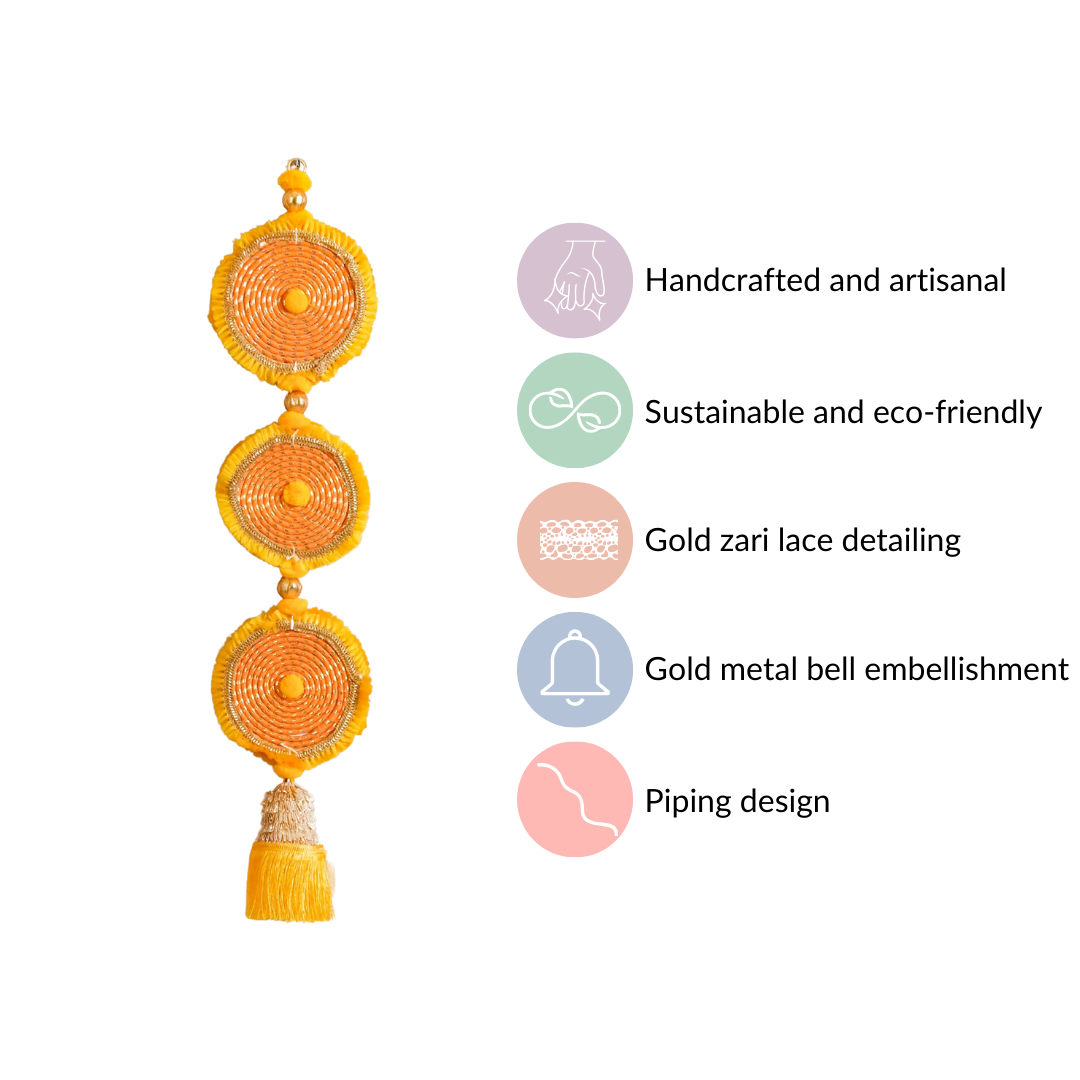 Sustainable Handcrafted Wall Hanging Set of 2 Nestasia