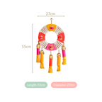 Handmade Festive Wall Hanging Set Of 2 Multicolour Nestasia