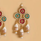 Gold Crochet Door Hangings Set Of 2 Nestasia