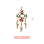 Gold Crochet Door Hangings Set Of 2 Nestasia