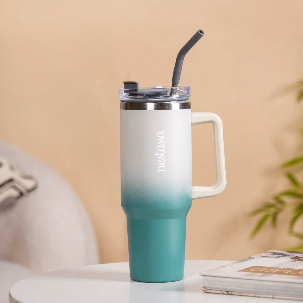 Heat Insulated Steel Water Bottle For Travel 1200ml Nestasia