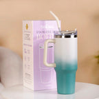 Heat Insulated Steel Water Bottle For Travel 1200ml Nestasia