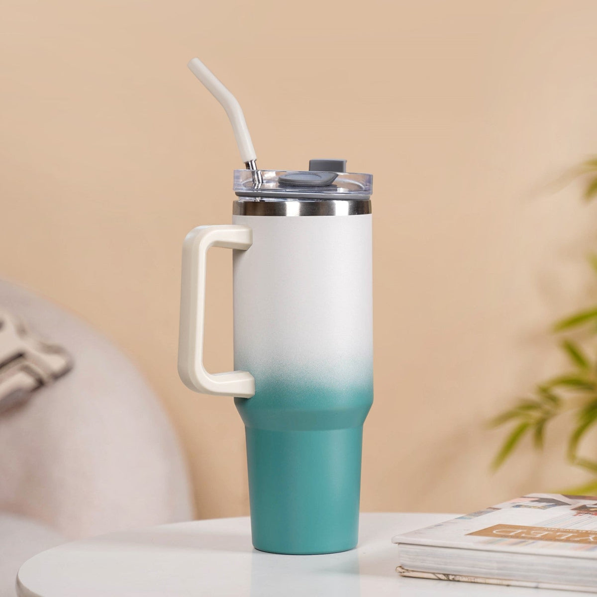 Heat Insulated Steel Water Bottle For Travel 1200ml Nestasia